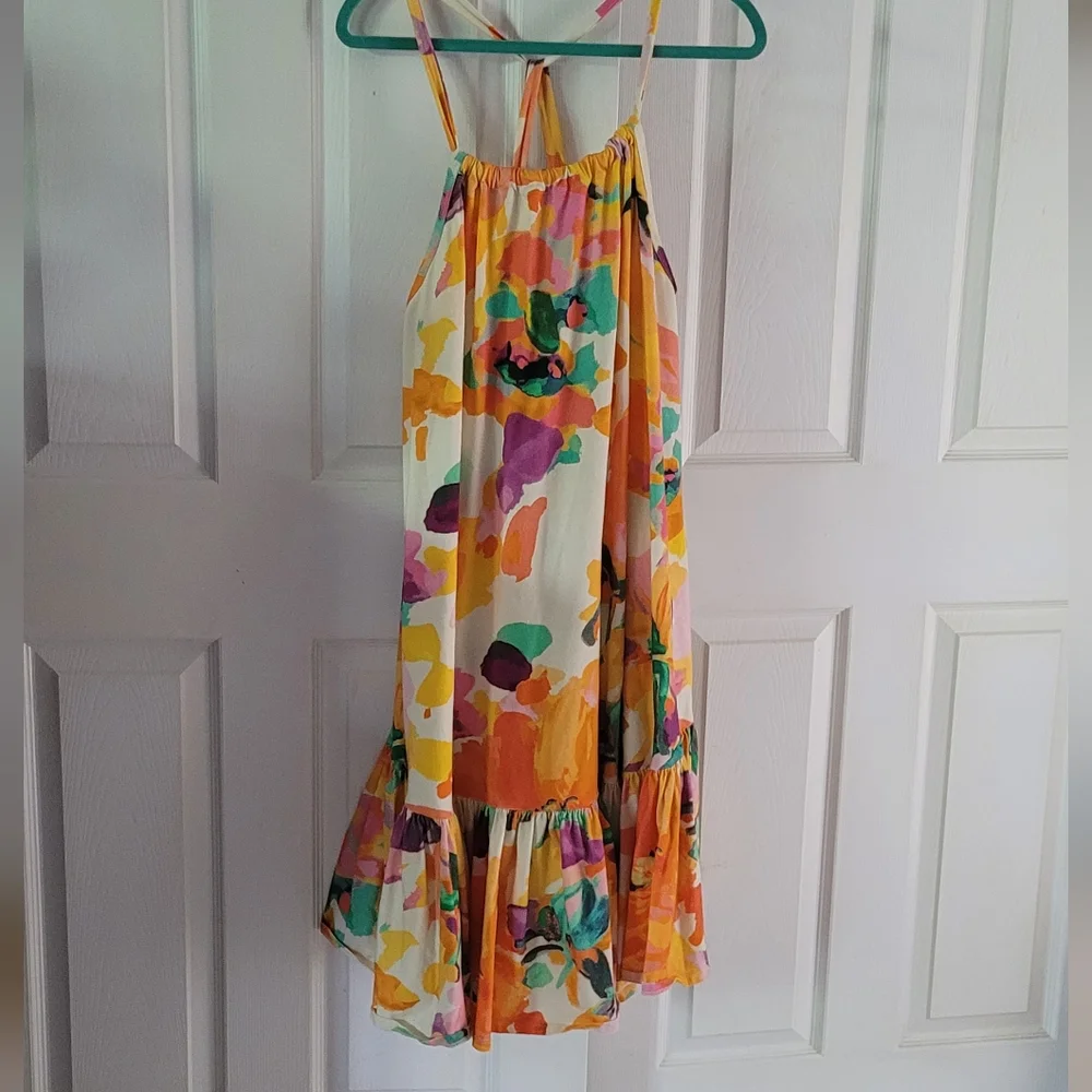 Daily Practice by Anthropologie Frida Cross-Back Midi Dress - Picture 4 of 8